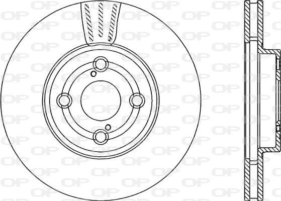 Open Parts BDA2290.20 - Kočioni disk www.molydon.hr