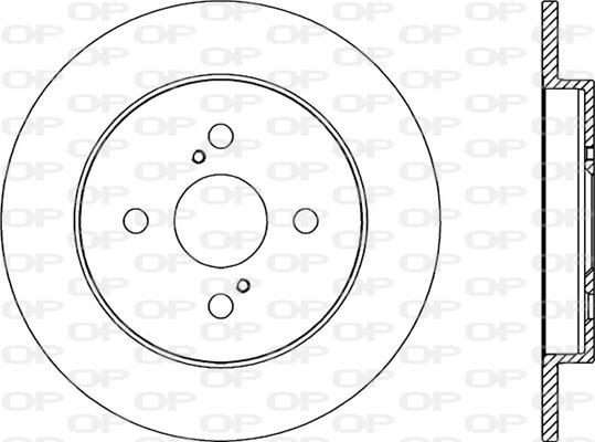 Open Parts BDA2293.10 - Kočioni disk www.molydon.hr