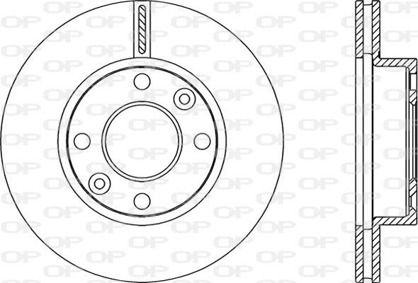 Open Parts BDA2250.20 - Kočioni disk www.molydon.hr