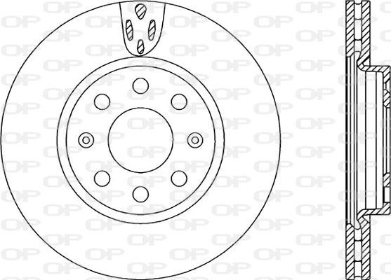 Open Parts BDR2258.20 - Kočioni disk www.molydon.hr