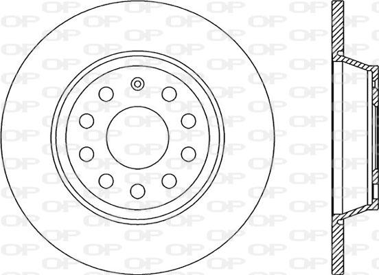 Open Parts BDA2263.10 - Kočioni disk www.molydon.hr