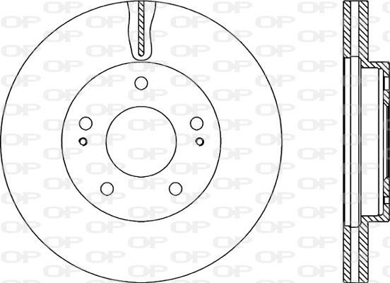 Open Parts BDA2205.20 - Kočioni disk www.molydon.hr