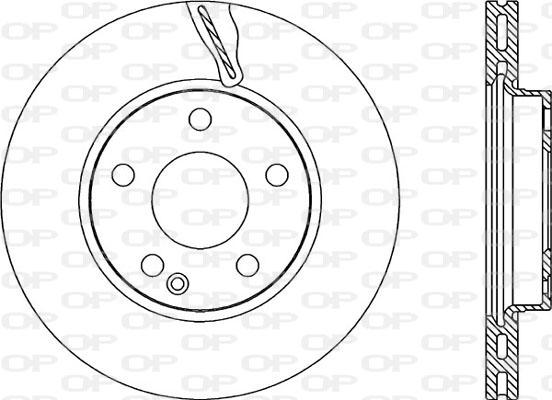 Open Parts BDR2200.20 - Kočioni disk www.molydon.hr