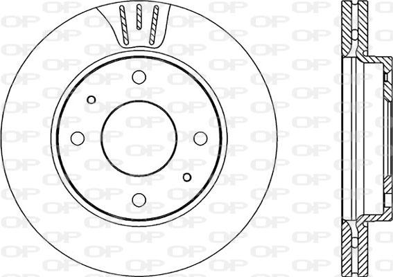 Open Parts BDA2203.20 - Kočioni disk www.molydon.hr