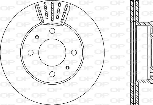 Open Parts BDA2289.20 - Kočioni disk www.molydon.hr