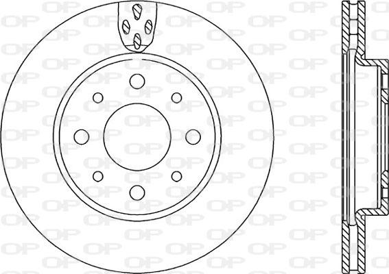 Open Parts BDA2234.20 - Kočioni disk www.molydon.hr