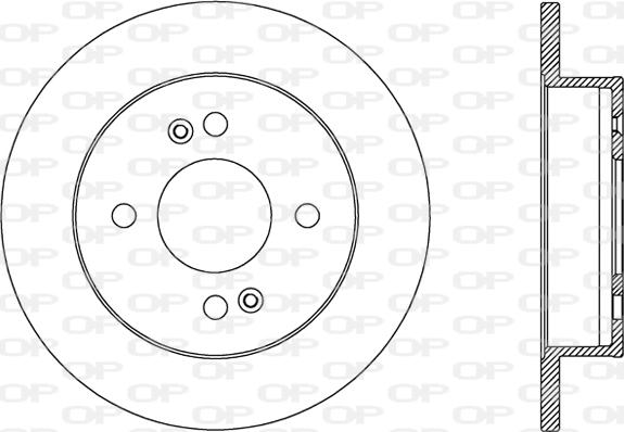 Open Parts BDA2792.10 - Kočioni disk www.molydon.hr