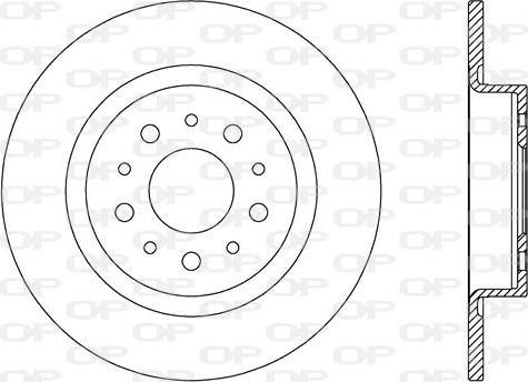 Open Parts BDA2740.10 - Kočioni disk www.molydon.hr