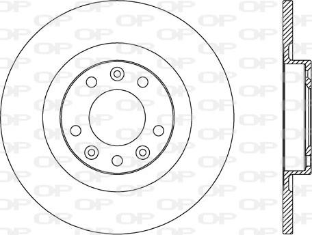 Open Parts BDA2741.10 - Kočioni disk www.molydon.hr