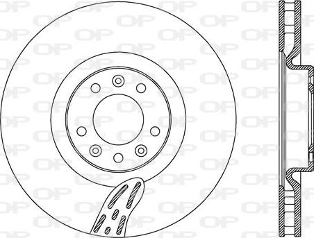 Open Parts BDA2768.20 - Kočioni disk www.molydon.hr