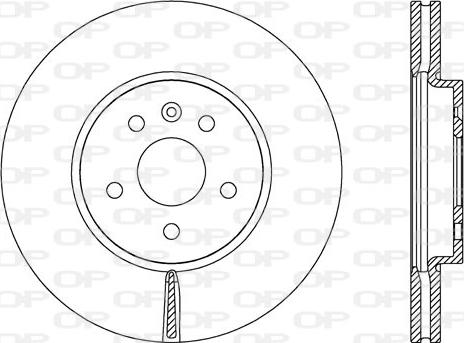 Open Parts BDA2716.20 - Kočioni disk www.molydon.hr