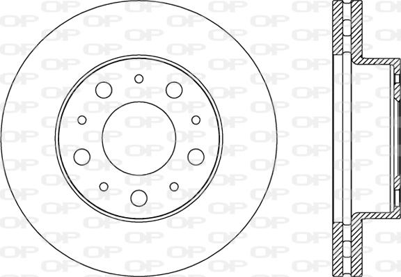 Open Parts BDA2786.20 - Kočioni disk www.molydon.hr