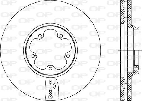 Open Parts BDA2736.20 - Kočioni disk www.molydon.hr