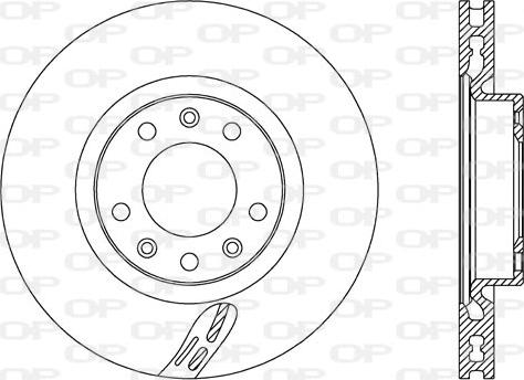 Open Parts BDA2725.20 - Kočioni disk www.molydon.hr