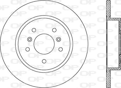 Open Parts BDA2726.10 - Kočioni disk www.molydon.hr