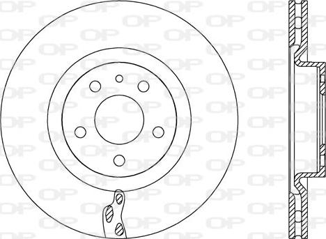 Open Parts BDA2720.20 - Kočioni disk www.molydon.hr