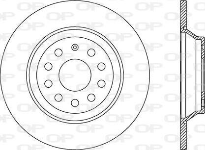 Open Parts BDA2721.10 - Kočioni disk www.molydon.hr