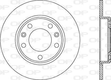 Open Parts BDA2723.10 - Kočioni disk www.molydon.hr