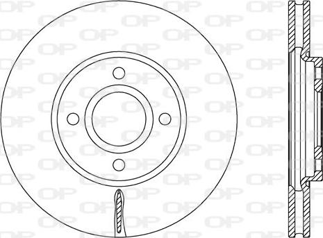 Open Parts BDA2777.20 - Kočioni disk www.molydon.hr