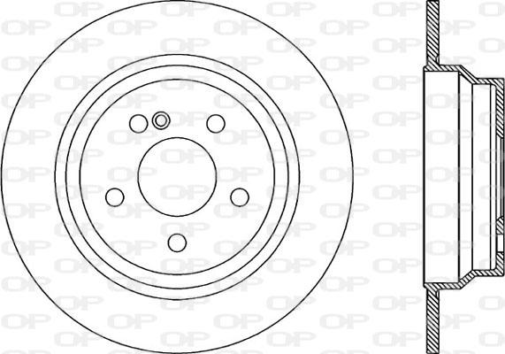 Open Parts BDR1995.10 - Kočioni disk www.molydon.hr