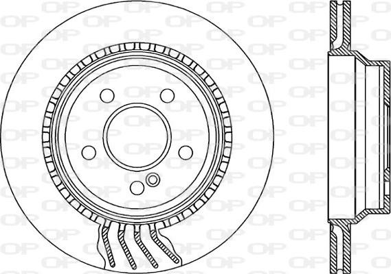 Open Parts BDR1996.20 - Kočioni disk www.molydon.hr