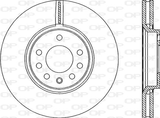 Open Parts BDR1990.20 - Kočioni disk www.molydon.hr