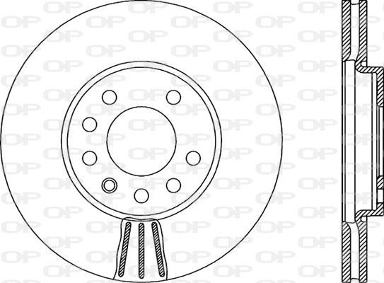 Open Parts BDR1991.20 - Kočioni disk www.molydon.hr