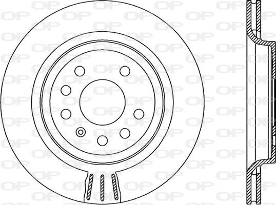 Open Parts BDR1992.20 - Kočioni disk www.molydon.hr