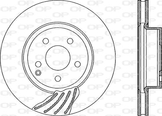 Open Parts BDR1997.20 - Kočioni disk www.molydon.hr