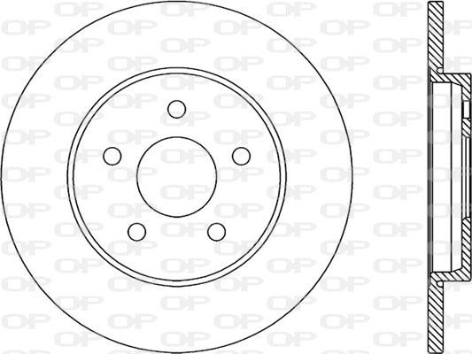 Open Parts BDR1948.10 - Kočioni disk www.molydon.hr