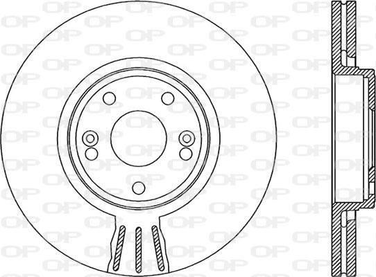 Open Parts BDR1959.20 - Kočioni disk www.molydon.hr