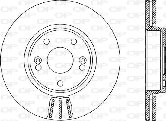 Open Parts BDR1958.20 - Kočioni disk www.molydon.hr