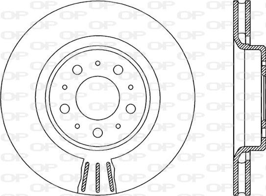 Open Parts BDR1965.20 - Kočioni disk www.molydon.hr