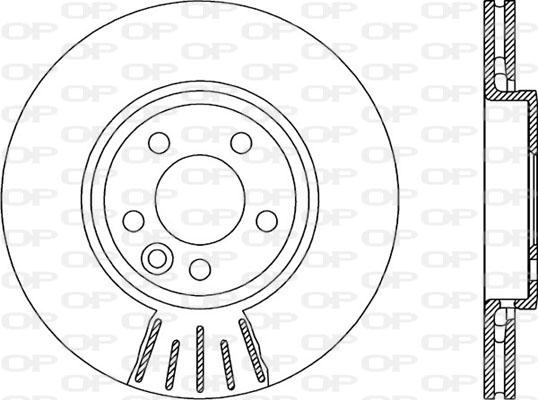 Open Parts BDR1900.20 - Kočioni disk www.molydon.hr