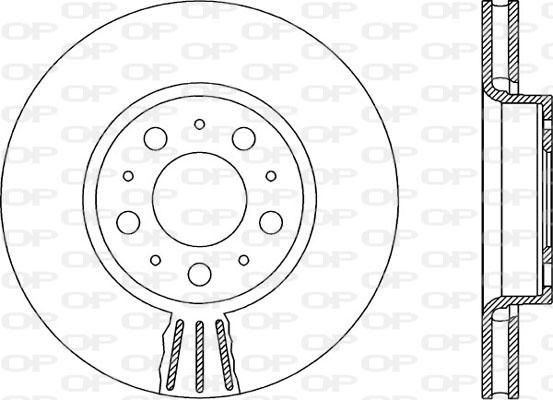 Open Parts BDR1910.20 - Kočioni disk www.molydon.hr