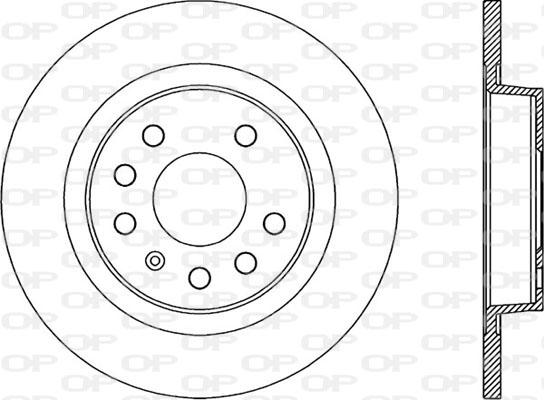 Open Parts BDR1989.10 - Kočioni disk www.molydon.hr