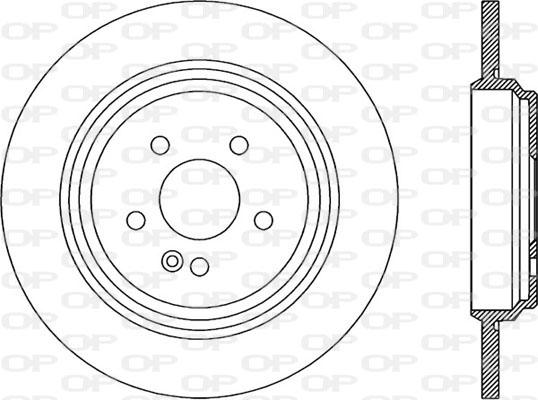 Open Parts BDR1934.10 - Kočioni disk www.molydon.hr