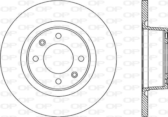 Open Parts BDR1931.10 - Kočioni disk www.molydon.hr