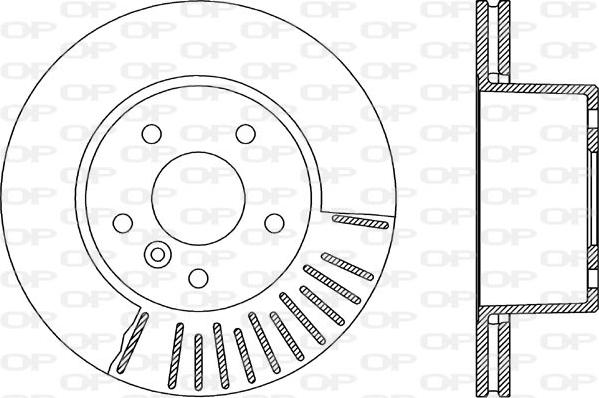 Open Parts BDR1925.20 - Kočioni disk www.molydon.hr