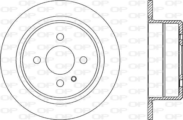 Open Parts BDR1928.10 - Kočioni disk www.molydon.hr