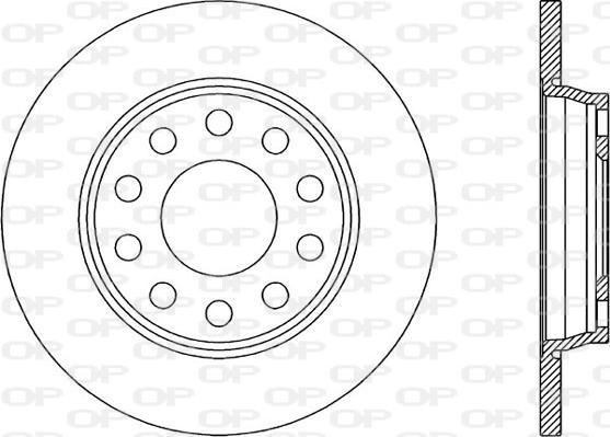 Open Parts BDR1923.10 - Kočioni disk www.molydon.hr