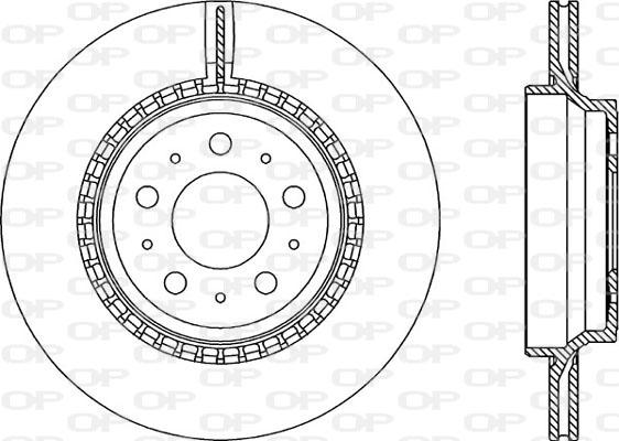 Open Parts BDR1975.20 - Kočioni disk www.molydon.hr