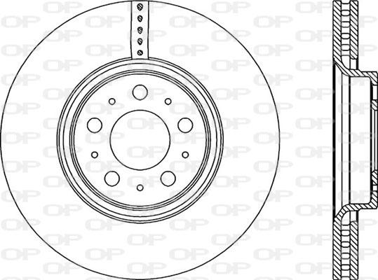 Open Parts BDR1976.20 - Kočioni disk www.molydon.hr