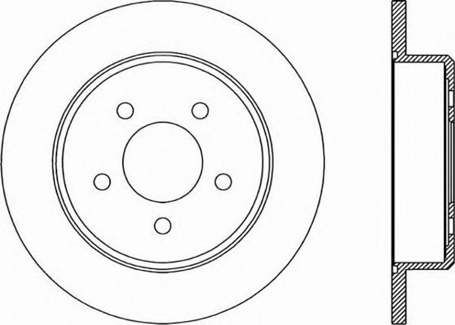 Open Parts BDR197210 - Kočioni disk www.molydon.hr