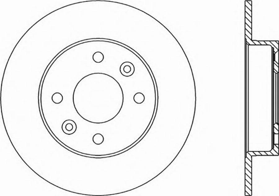 Open Parts BDR1447.10 - Kočioni disk www.molydon.hr