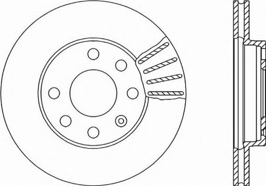 Open Parts BDR1404.20 - Kočioni disk www.molydon.hr