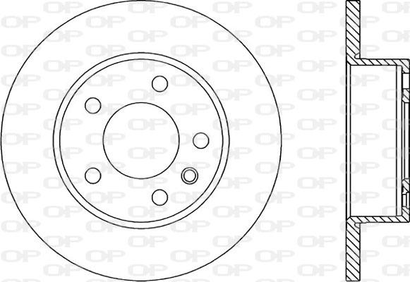 Open Parts BDR1406.10 - Kočioni disk www.molydon.hr