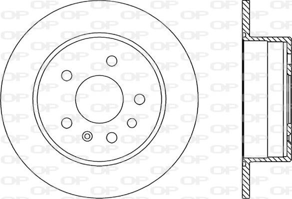 Open Parts BDR1408.10 - Kočioni disk www.molydon.hr