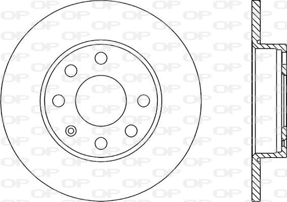 Open Parts BDR1402.10 - Kočioni disk www.molydon.hr