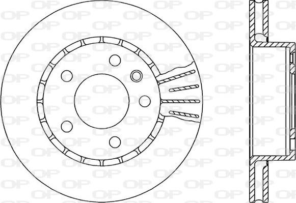 Open Parts BDR1407.20 - Kočioni disk www.molydon.hr